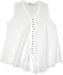 White Breeze Boho Sleeveless Top