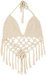 Beige Corset Crochet Tie Up Bralette