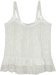 White Dove Sequin Embroidered Medieval Tank Top