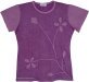 Violet Bloom Handcrafted Boho Cotton Tee