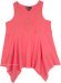 Cotton Embroidery Shark Bite Hem Summer Top