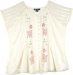 Alabaster Amour Embroidered Short Top
