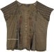 Millbrook Medieval Style Short Top with Embroidery