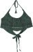 Green Tundra Halter Style Bralette Top