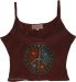 Rustic Soul Peace Spirit Tank Crop Hippie Top
