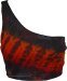 Fire Eclipse Asymmetrical Tie Dye Bralette Top