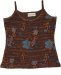 Cocoa Bloom Razor Cut Ribbed Cotton Tank Top