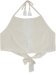 Ivory Coast Cotton Jute Halter Crop Top