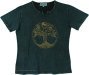 Teal Earthchild Tree Of Life Graphic Tee