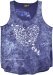 Cobalt Blue Tank Top with Dove Print