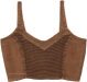 Roast Brown Aesthetic Boho Crop Top