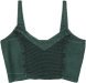 Royal Green Boho Aesthetic Crop Top