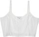 Pristine White Boho Aesthetic Crop Top