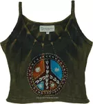 World Peace Handmade Cotton Hippie Top