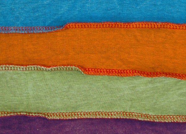 Chromatic Panels Funky Cropped Tank Top