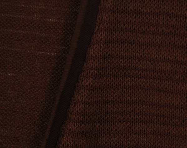 Brownie Tie Front Knit Solid Top