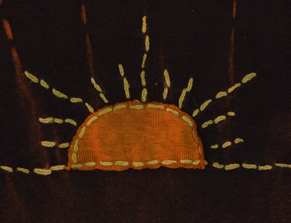 Sun Horizon Handmade Brown Boho Crop Top