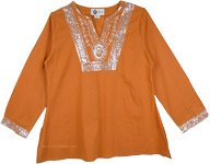 Tuscany Ethnic Tunic with Embellished Sparkle