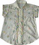 White Cotton Summer Shirt