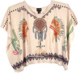 Native American Indian Poncho Top Women