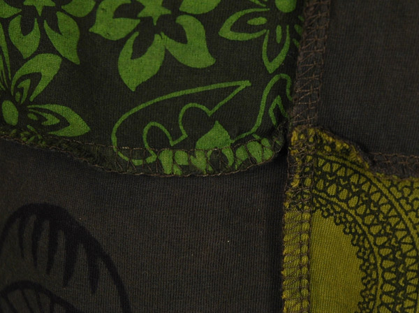 Moss Meadow Patchwork Hippie Tank