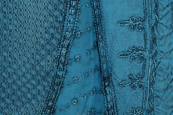 Turquoise Whisper Embroidered Bohemian Tank Top