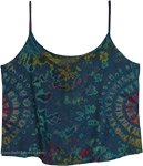 Rainforest Tie Dye Loose Fit Cami Short Top