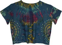 Rainforest Tie Dye Oversized Boho Top