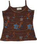 Cocoa Bloom Razor Cut Ribbed Cotton Tank Top