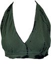 Green Kelp Hand-Dyed Boho Tankini Top