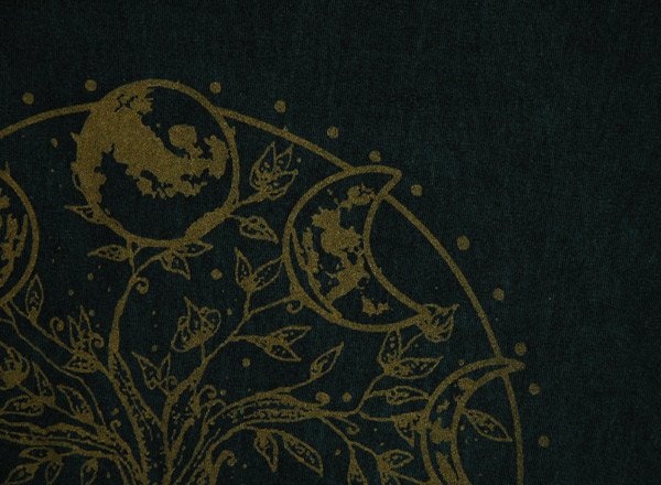 Teal Earthchild Tree Of Life Graphic Tee