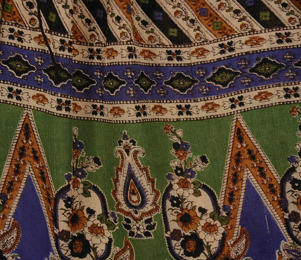 Tribal Print Free Flowing Rayon Off Shoulder Top