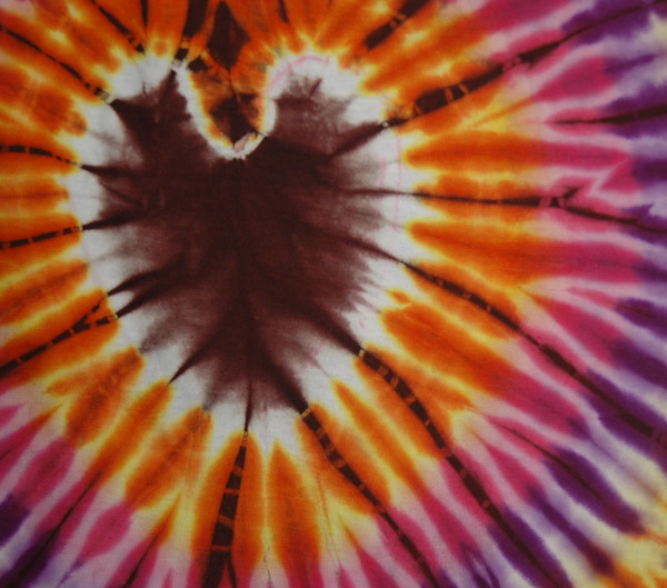 Hippie Heart Enlightened Tie Dye Summer Tank Top