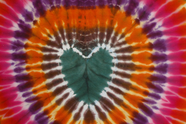 Jade Energy Heart Tie Dye Tank Top