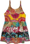 Floral Fields Feminine Baby Doll Cotton Tank Top