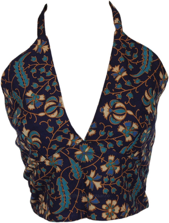 Boho Zen Large Cotton Halter Top