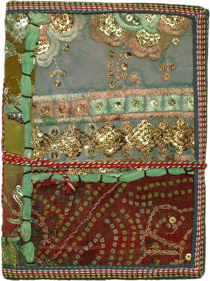 Shimmer and Shine Handmade Ethnic Cover Paper Notebook XL